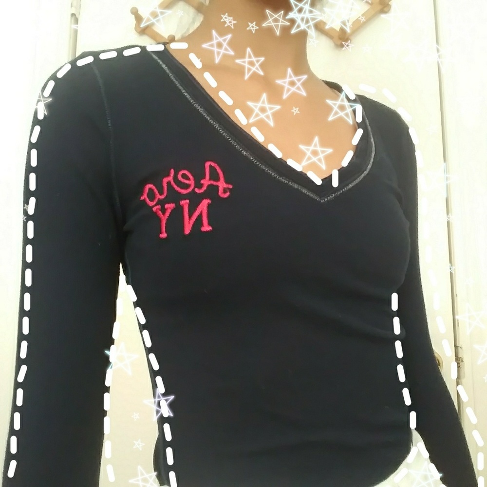 Aeropstale Ribbed Long Sleeve